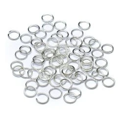 Beads Unlimited Silver Plated Jump Rings 7mm 120 Pack