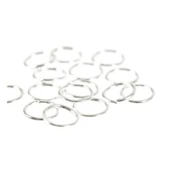 Beads Unlimited Silver Plated Jump Rings 7mm 15 Pack