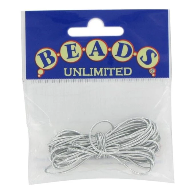 Beads Unlimited Silver Elastic 1mm X 4m