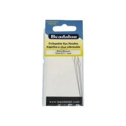 Beadalon Collapsible Eye Beading Needles 6.4cm 4 Pack