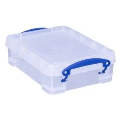 Really Useful Products Really Useful Clear Plastic Storage Box 1.75 Litres