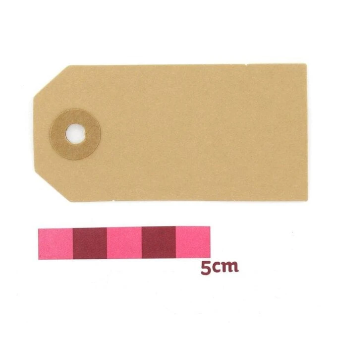 Hobbycraft Kraft Brown Gift Tags 8cm 30 Pack
