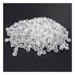 Hobbycraft Crystal Cushion Bd Hole 1.2mm Beads Clear AB
