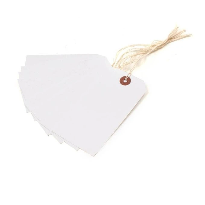 Blick White Luggage Tags 10 Pack