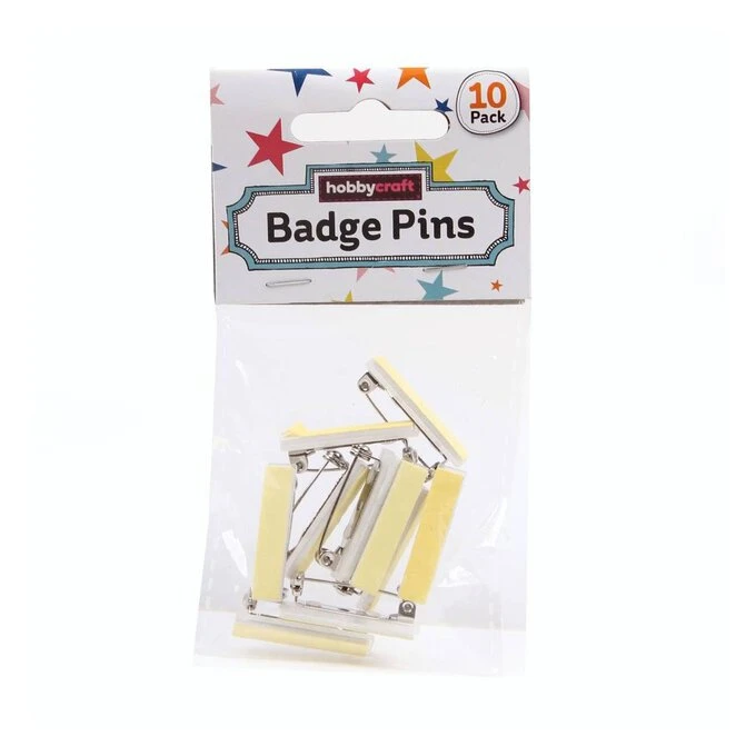 Hobbycraft Badge Pins 10 Pack - Image 2