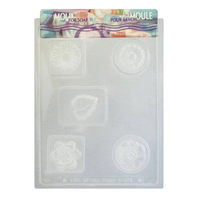 Life Of The Party Flowers Bar Soap Mould
