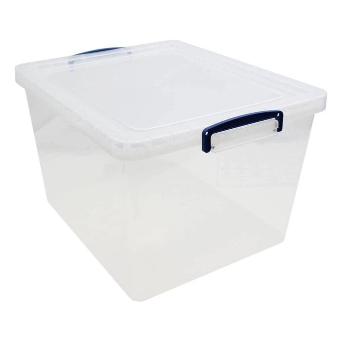 Really Useful Products Really Useful Clear Plastic Storage Box 33.5 Litres
