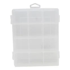 Hobbycraft Clear Plastic Storage Box 19.5cm X 14.5cm