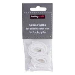 Hobbycraft Candle Making Wick For Soya Waxes 1m 3 Pack
