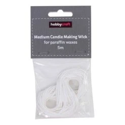 Hobbycraft Medium Candle Making Wick For Paraffin Waxes 5m