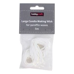 Hobbycraft Large Candle Making Wick For Paraffin Waxes 5m
