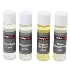 Hobbycraft Christmas Candle Fragrance Oils 13ml 4 Pack