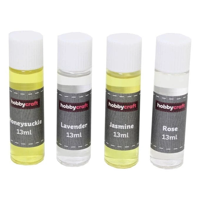 Hobbycraft Floral Candle Fragrance Oils 13ml 4 Pack