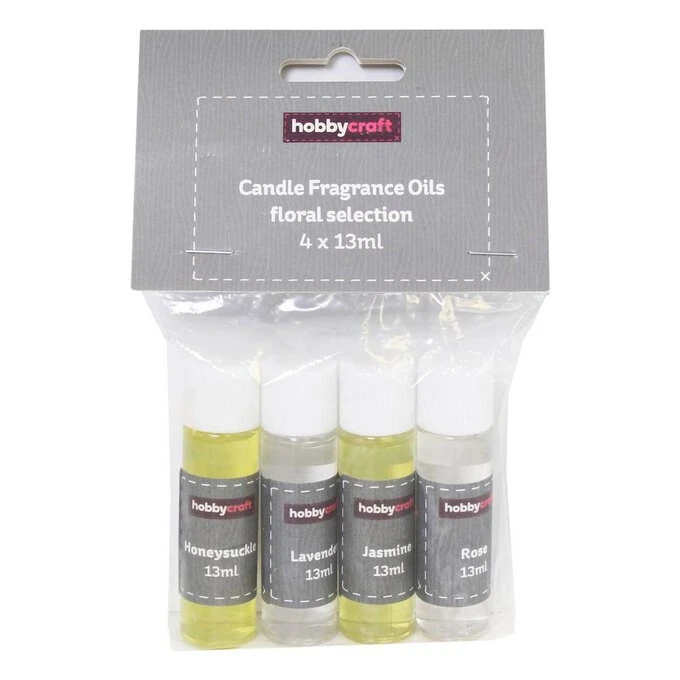 Hobbycraft Floral Candle Fragrance Oils 13ml 4 Pack - Image 2