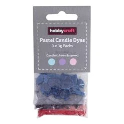 Hobbycraft Pastel Candle Making Dye 3g 3 Pack