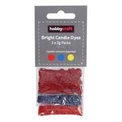 Hobbycraft Bright Candle Making Dye 3g 3 Pack