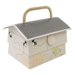 Hobbycraft Bumble Bee Hive Sewing Box 19cm X 29cm X 19cm