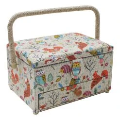 Hobbycraft Forest Friends Medium Sewing Box