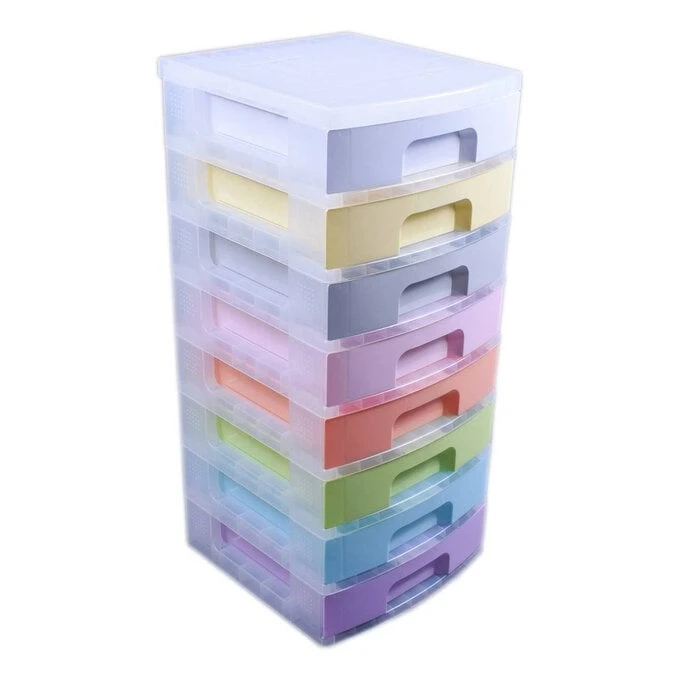 Really Useful Products Really Useful Pastel Storage Tower 8 Drawers