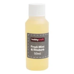 Hobbycraft Fresh Mint And Rhubarb Candle Fragrance Oil 50ml