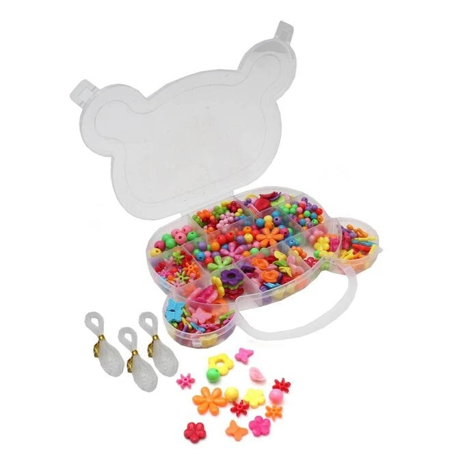Hobbycraft Bright Bear Box Bead Set 170g