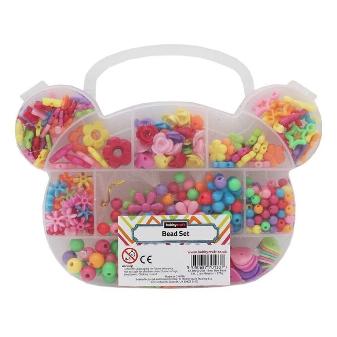 Hobbycraft Bright Bear Box Bead Set 170g - Image 2