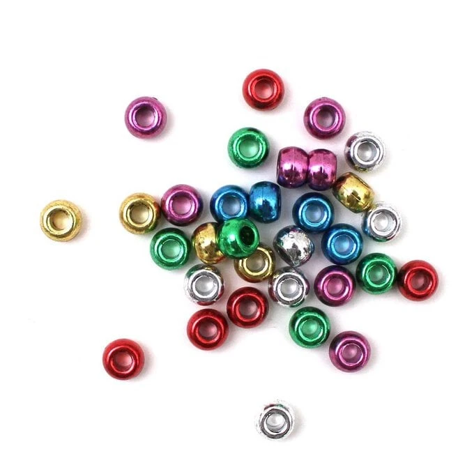 Hobbycraft Metallic Mixed Pony Beads 100g