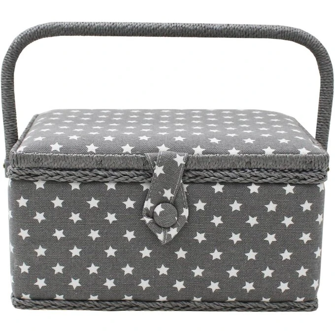 Hobbycraft Grey Star Sewing Box - Image 3