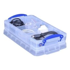 Really Useful Products Really Useful Clear Box With Tray 2.5 Litres