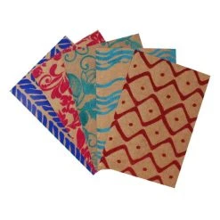 Hobbycraft Assorted Flock Scrap Pack A6 20 Sheets