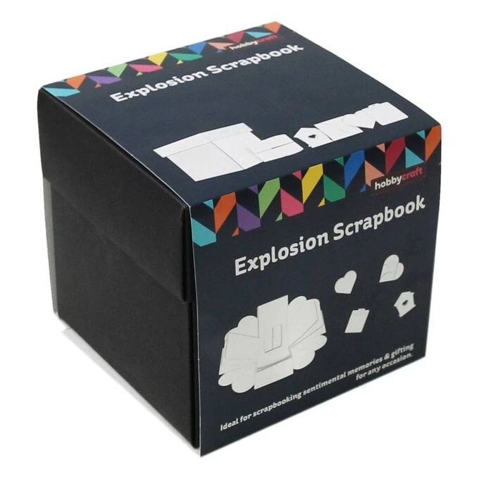 Hobbycraft Black Explosion Box Scrapbook 12.5cm - Image 2