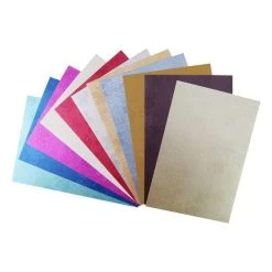 Hobbycraft Metallic Leaves Scrap Pack A6 24 Sheets