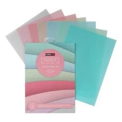 Hobbycraft Pastel Vellum Paper Pad A4 16 Sheets