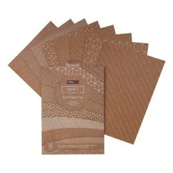 Hobbycraft Kraft And White Paper Pad A4 18 Sheets