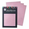 Hobbycraft Light Pink Glitter Effect Card A4 16 Sheets