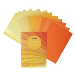 Hobbycraft Orange Coloured Paper Pad A4 24 Pack