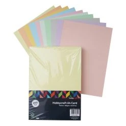 Hobbycraft Pastel Card A4 200 Pack