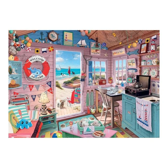 Ravensburger The Beach Hut Jigsaw Puzzle 1000 Pieces - Image 2