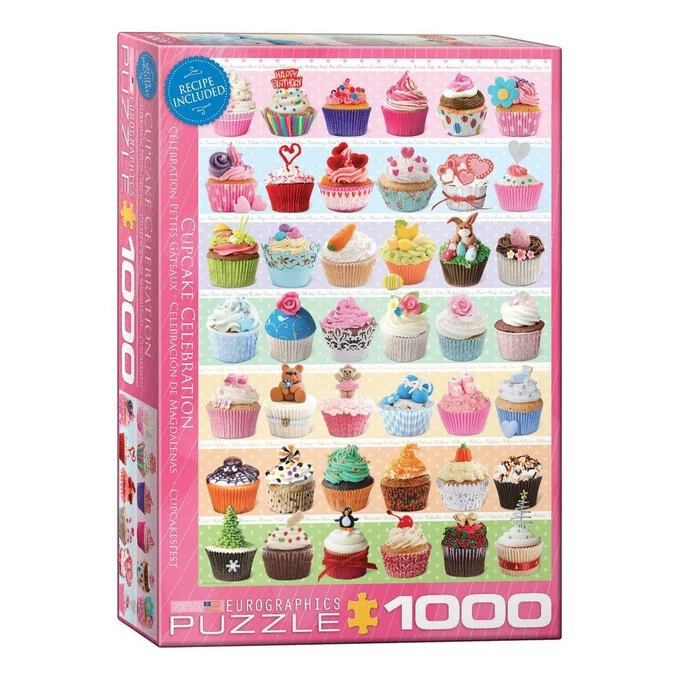 Eurographics Cupcake Celebration Jigsaw Puzzle 1000 Pieces