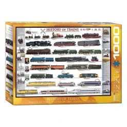 Eurographics History Of Trains Jigsaw Puzzle 1000 Pieces