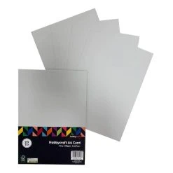 Hobbycraft Grey Card A4 20 Pack