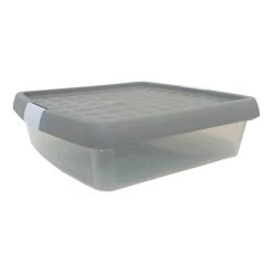 Wham Grey Clip Box And Lid 1.1 Litres