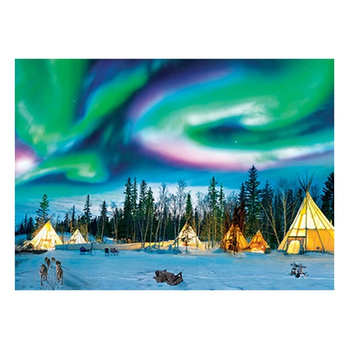 Eurographics Northern Lights Jigsaw Puzzle 1000 Pieces - Image 2