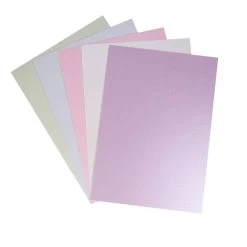 Hobbycraft Assorted Pastel Pearl Card A3 20 Pack