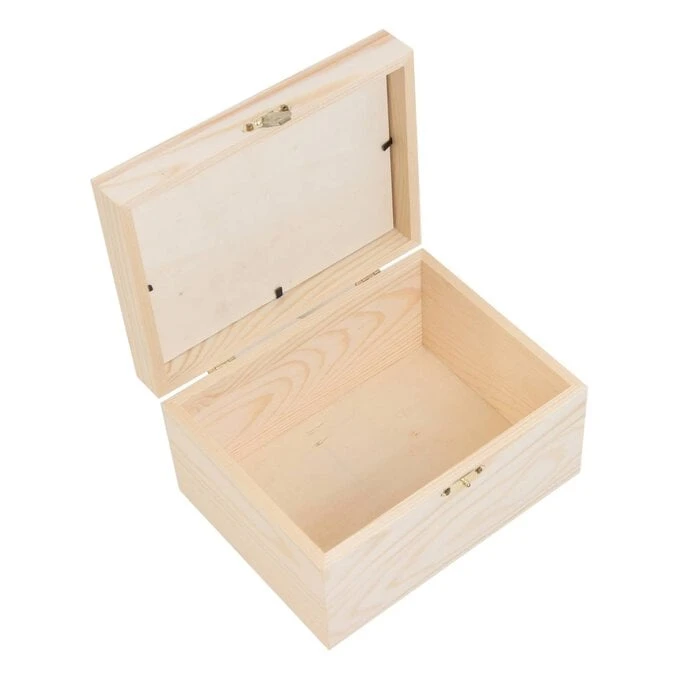 Hobbycraft Wooden Box With Photo Frame 18cm X 14cm X 10cm - Image 2