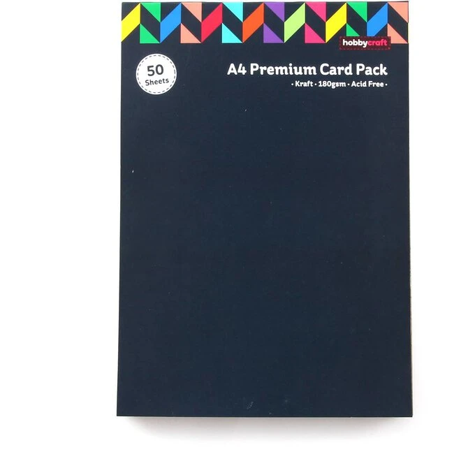 Hobbycraft Premium Kraft Card A4 50 Pack - Image 3