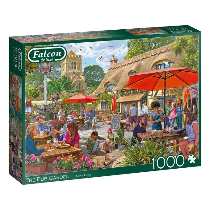 Falcon The Pub Garden Jigsaw Puzzle 1000 Pieces