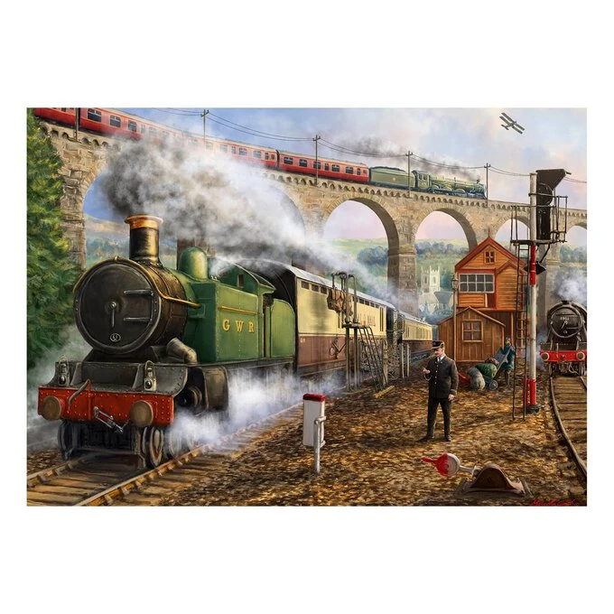 Falcon Mail By Rail Jigsaw Puzzle 500 Pieces 2 Pack - Image 2