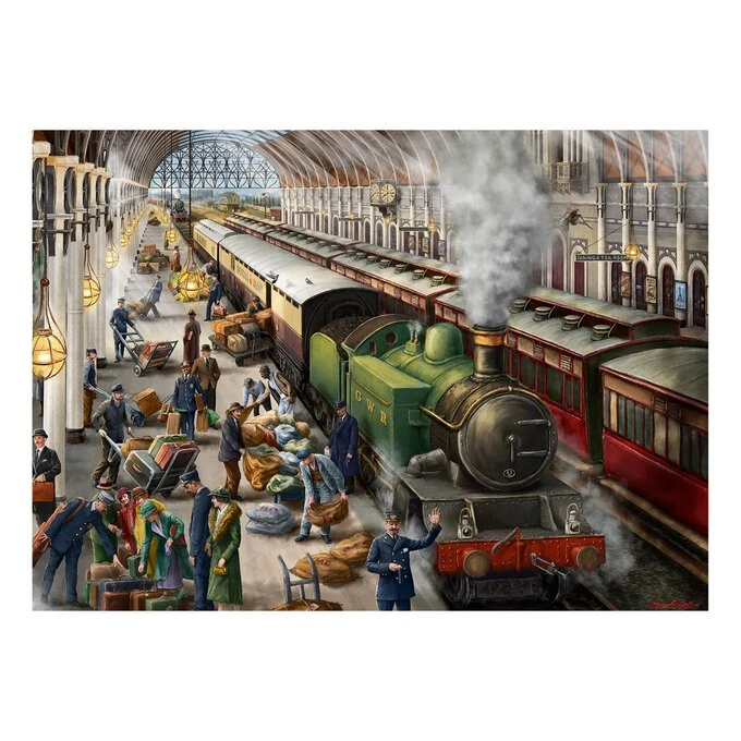 Falcon Mail By Rail Jigsaw Puzzle 500 Pieces 2 Pack - Image 3