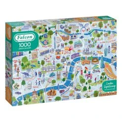 Falcon London Sightseeing Jigsaw Puzzle 1000 Pieces